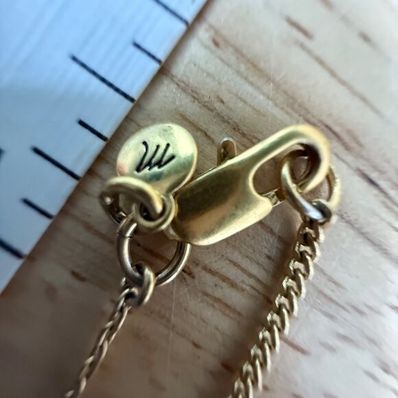 Madewell Gold Knot Chain Necklace, Dainty, Casual - Picture 6 of 7